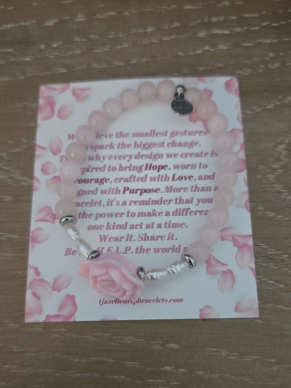 T Jazwlle Limited Edition Rose Bracelet